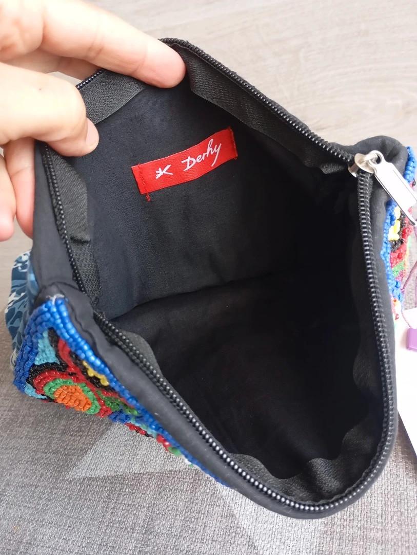 Pochette Derhy perlée - multicolore - Neuf avec étiquette
