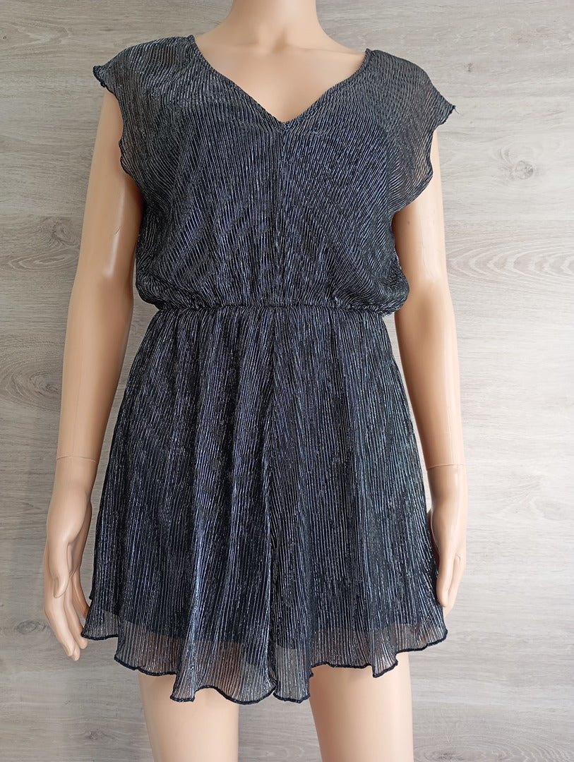 Combinaison short - sans marque - L - Noir/argentée