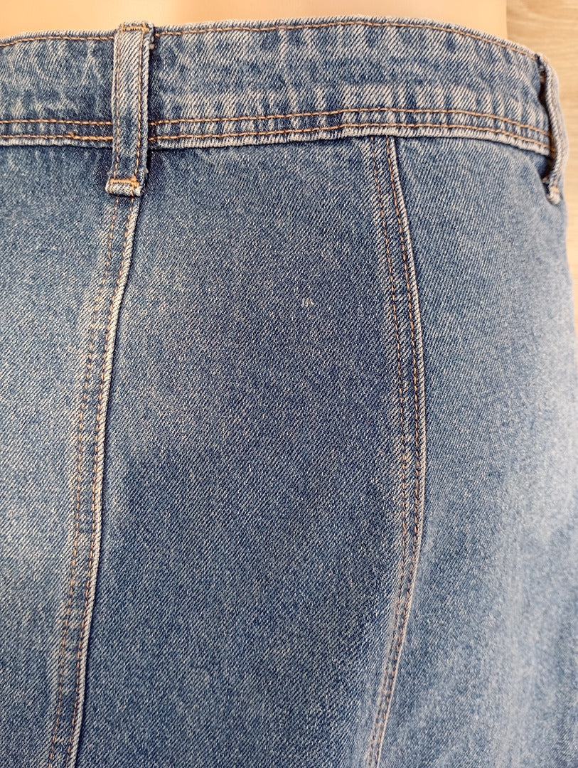 Mini-jupe en jean - H&m Divided - 36 - Bleu - Très bon état