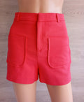 Short Stradivarius - 36 - Rouge corail - Neuf avec étiquette
