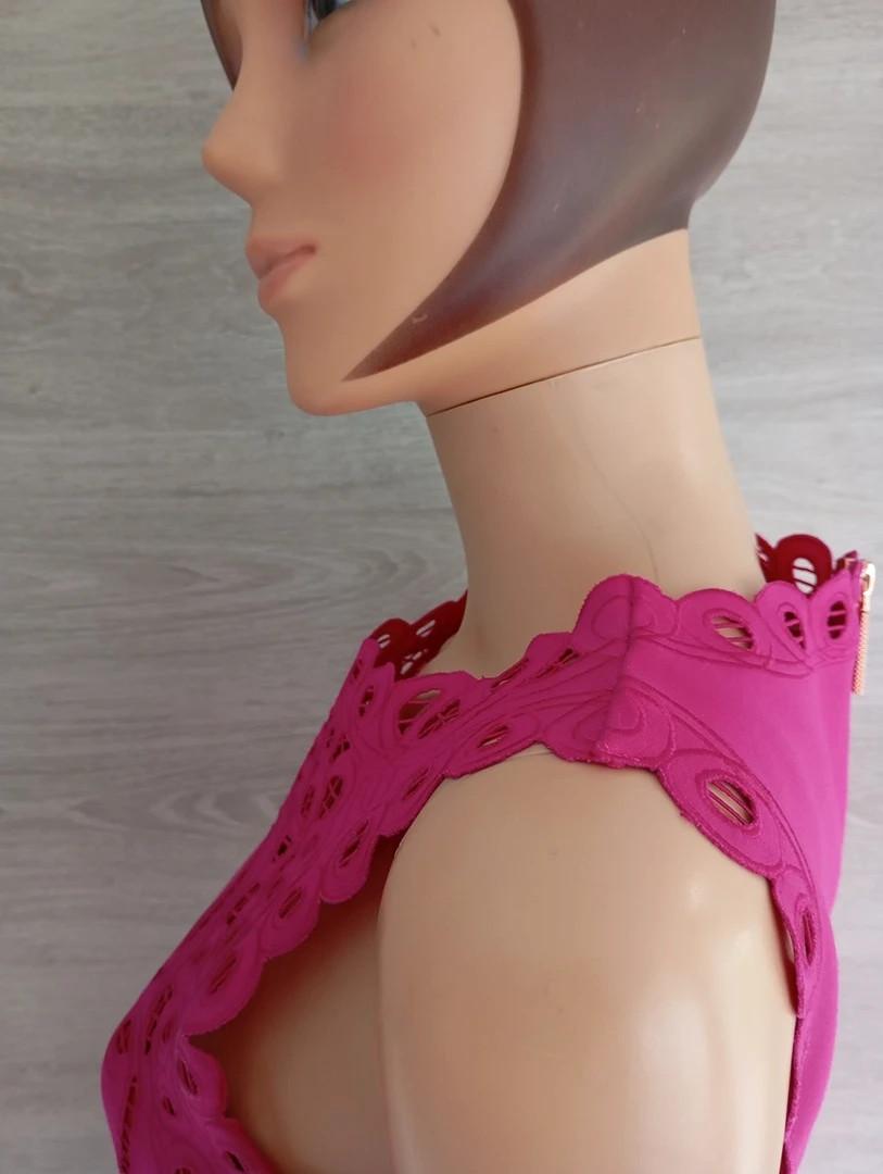 Robe patineuse fuchsia découpée au laser — Ted Baker — Taille S — Très bon état