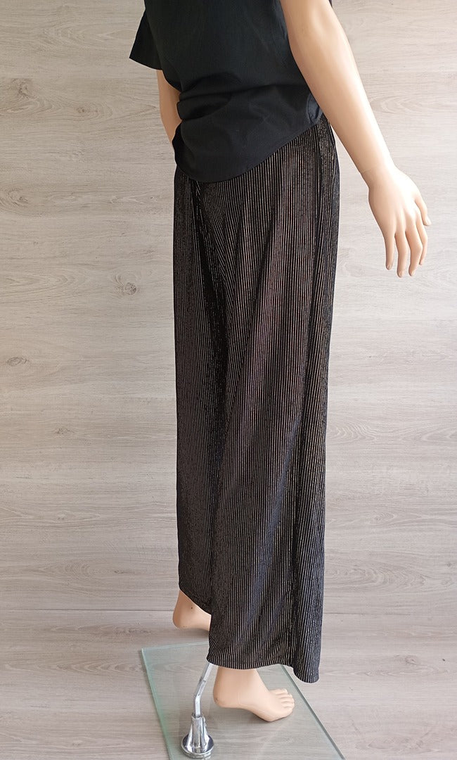 Pantalon large 🌸 Only 🌸- S - Noir et doré - Neuf avec étiquette