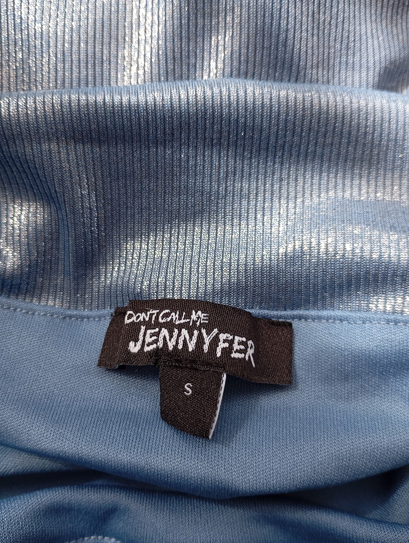 Robe Mini Jennyfer - S - Bleu Ardoise - Très Bon État
