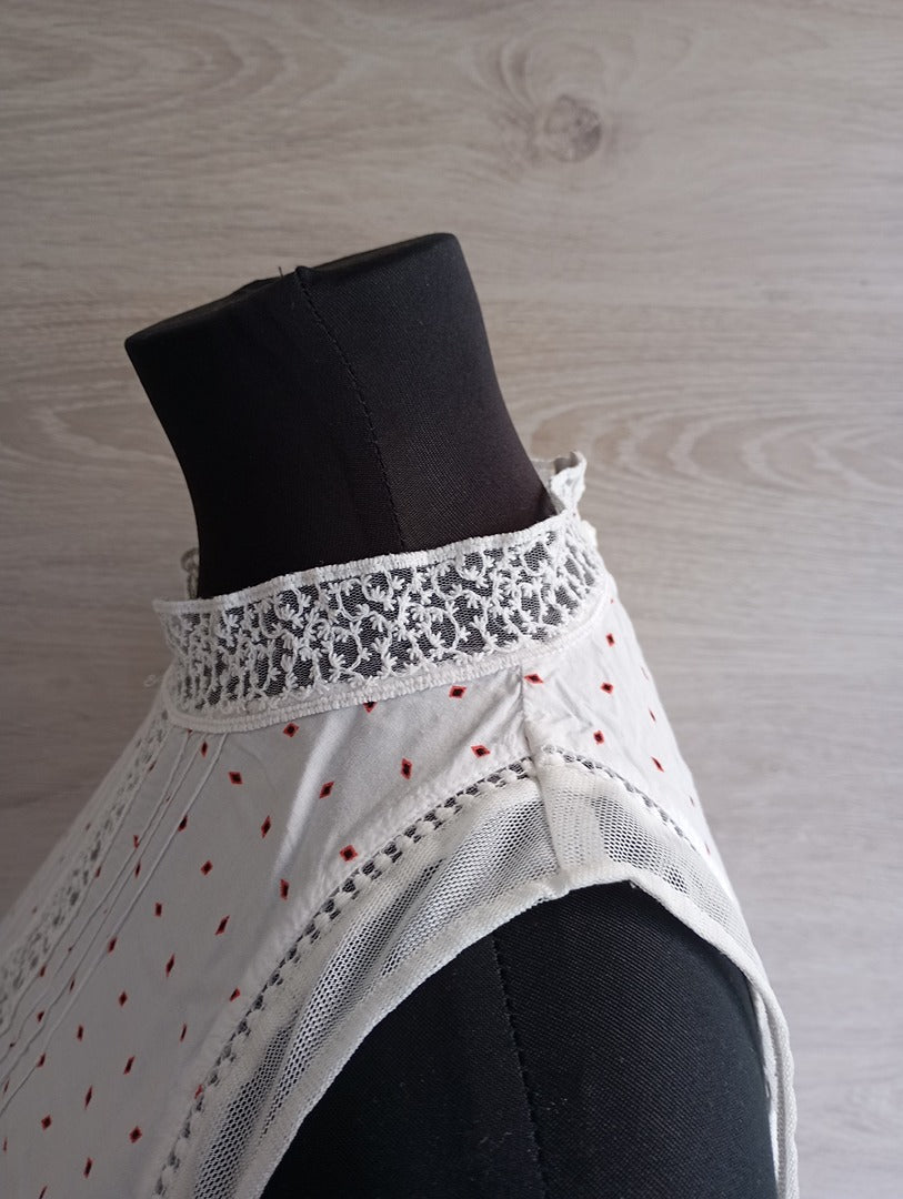 Blouse sans manches - Promod - 38 - Blanc - Très bon état
