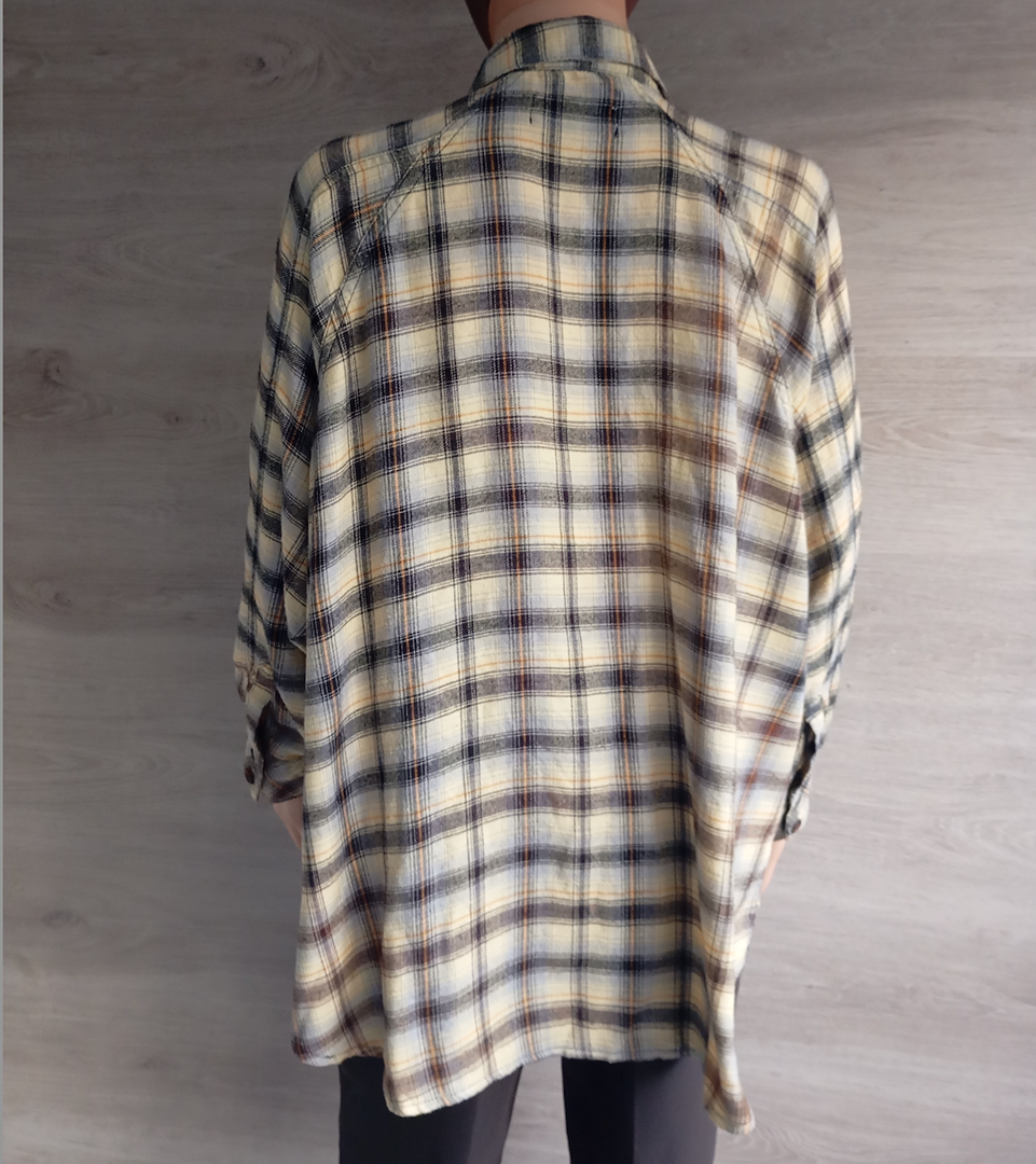 Chemise à carreaux Urban Outfitters taille S - tons crème