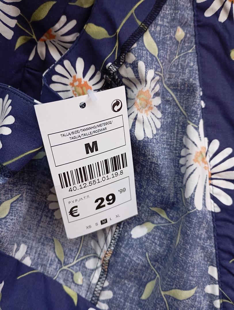 Robe d'été fleurie bleue — Blanco — T.M — Neuve