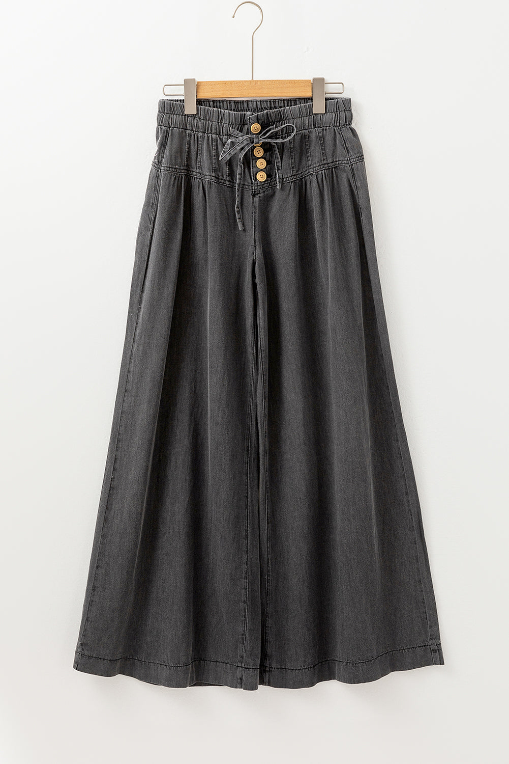 Jean Gris Anthracite — Taille Haute & Jambes Larges