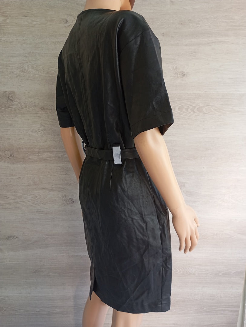 Robe Kaporal manches courtes - L - Noir - neuve - cuir