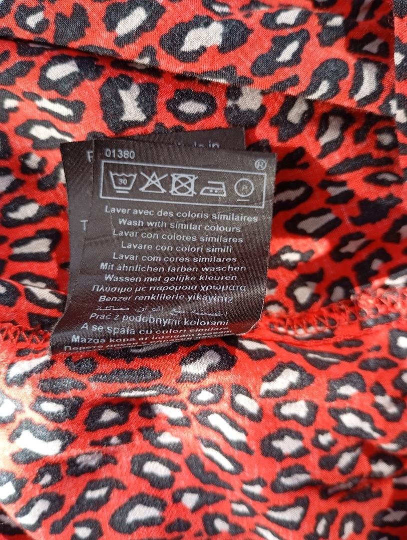 Blouse Bréal - 40 - Rouge - Très bon état - viscose