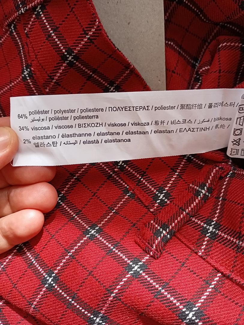 Pantalon Pull&bear - 34 - Rouge - Neuf avec étiquette