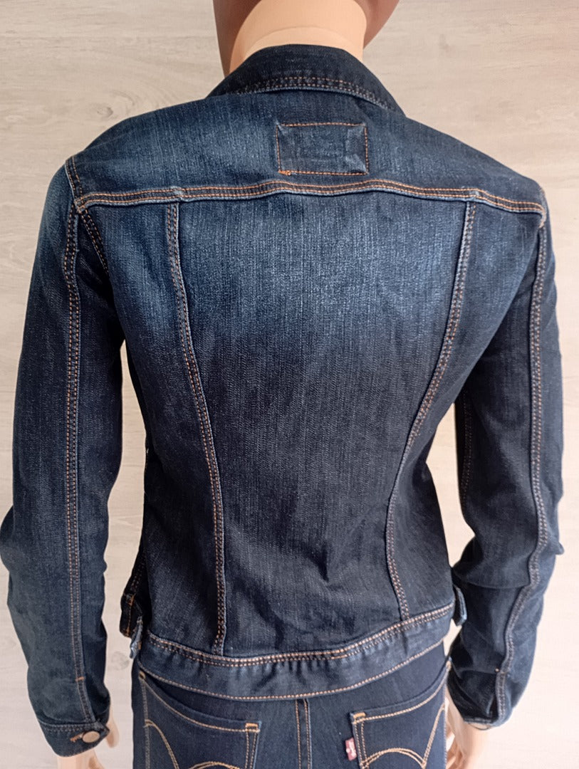 Super veste en jean Massimo Dutti taille S - marine en super état