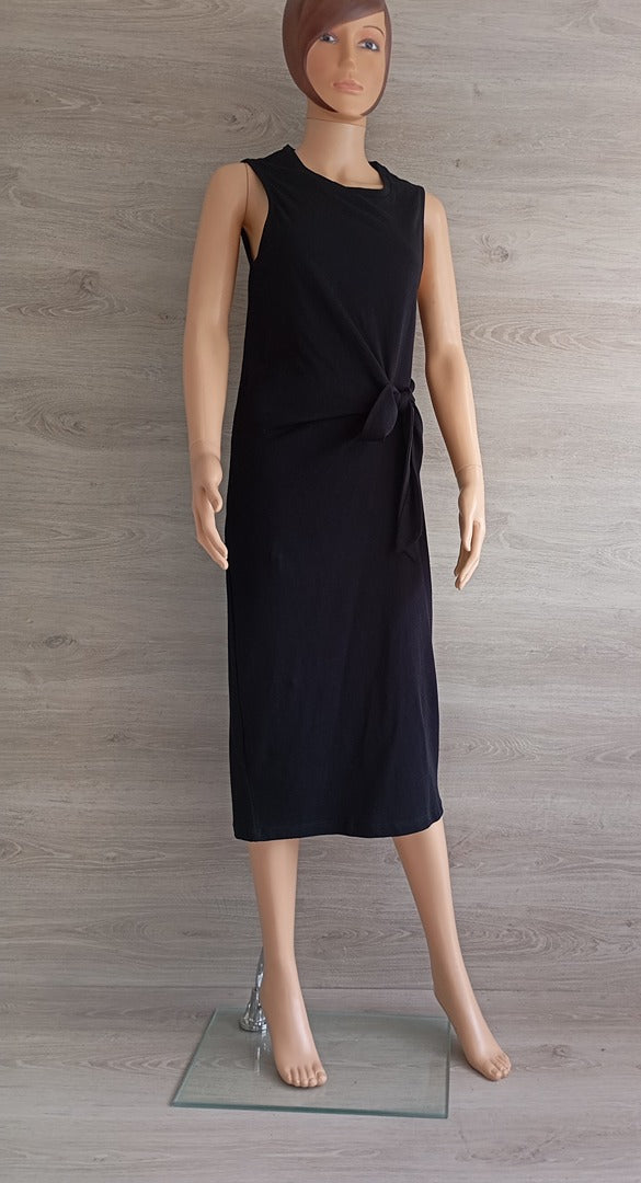 Robe midi sans manches 🌸 Mango 🌸 S - Noir - Neuf avec étiquette - coton