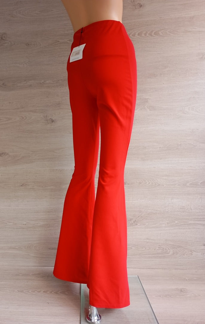 Pantalon flare 🌸 Missguided 🌸 - 34 - Rouge - Neuf avec étiquette