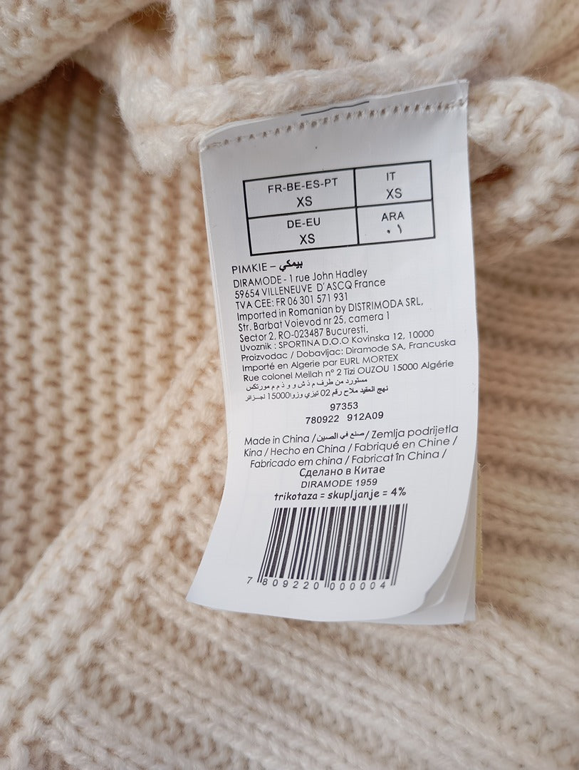 Robe pull Pimkie - Xs - Cream - Très bon état