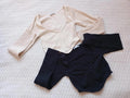 Lot crop top femme M/l Zara manches longues multicolore
