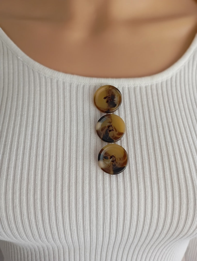 Robe pull manches longues - Mc Lorene - Taille unique - Blanc - Très bon état