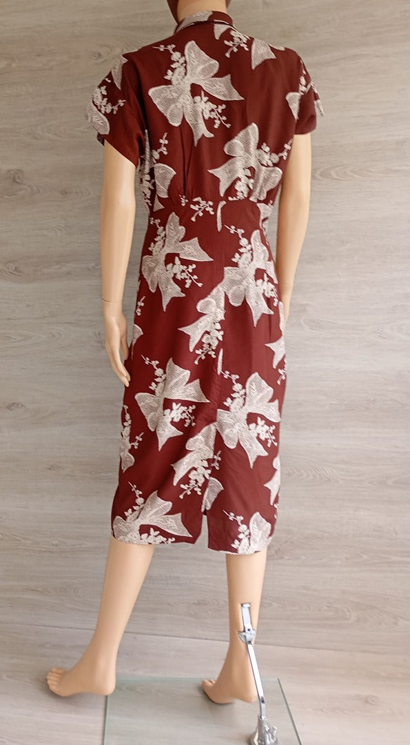 Robe midi Boa Paris - 38 - Bordeaux - Très bon état - viscose