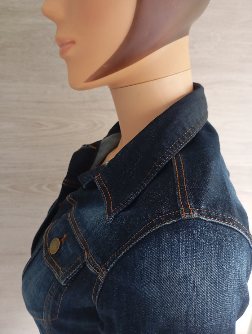 Super veste en jean Massimo Dutti taille S - marine en super état