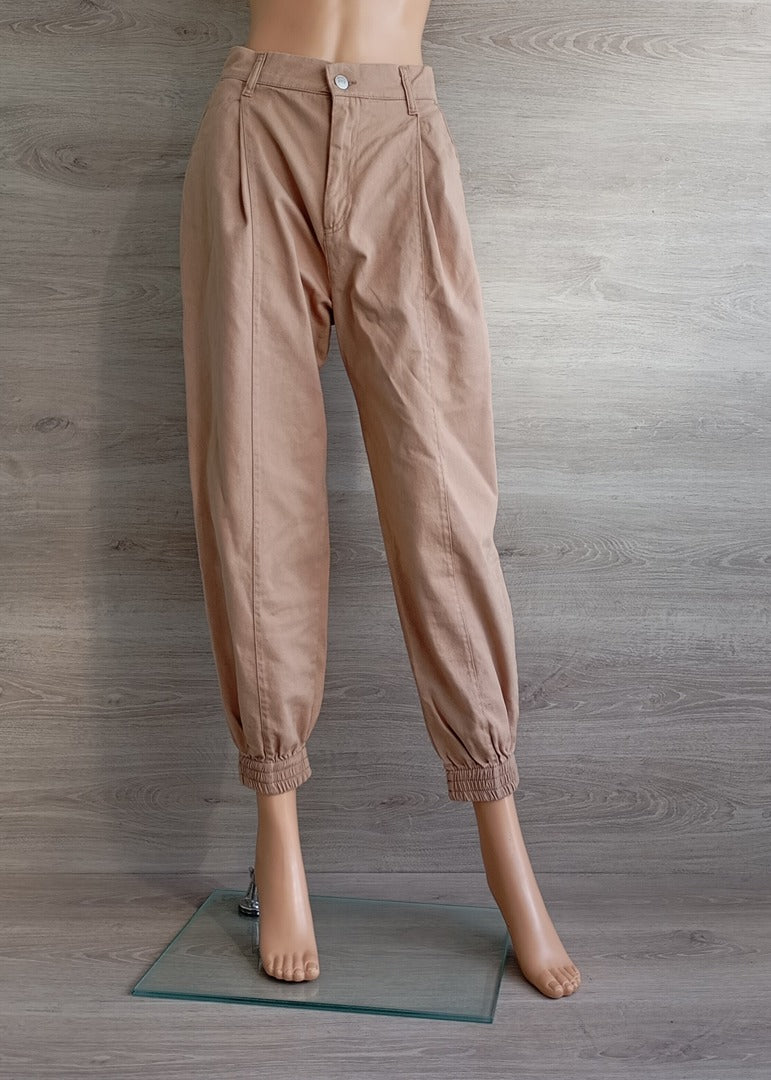 Pantalon jogger Pull&bear - M - Marron clair - Très bon état