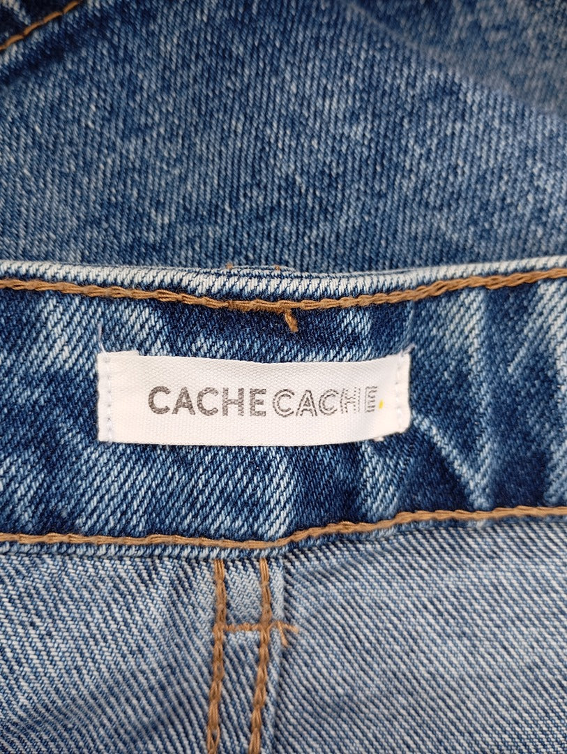 Jupe en jean Cache Cache - 40 - Bleu - Très bon état