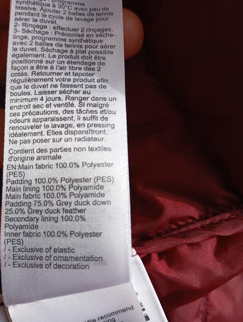 Doudoune Decathlon - L - Rouge - Très bon état