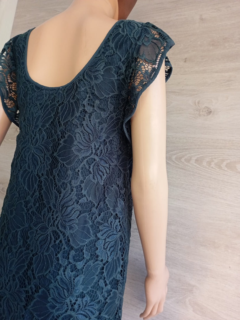 Robe courte lpb woman - S - Vert foncé - Très bon état