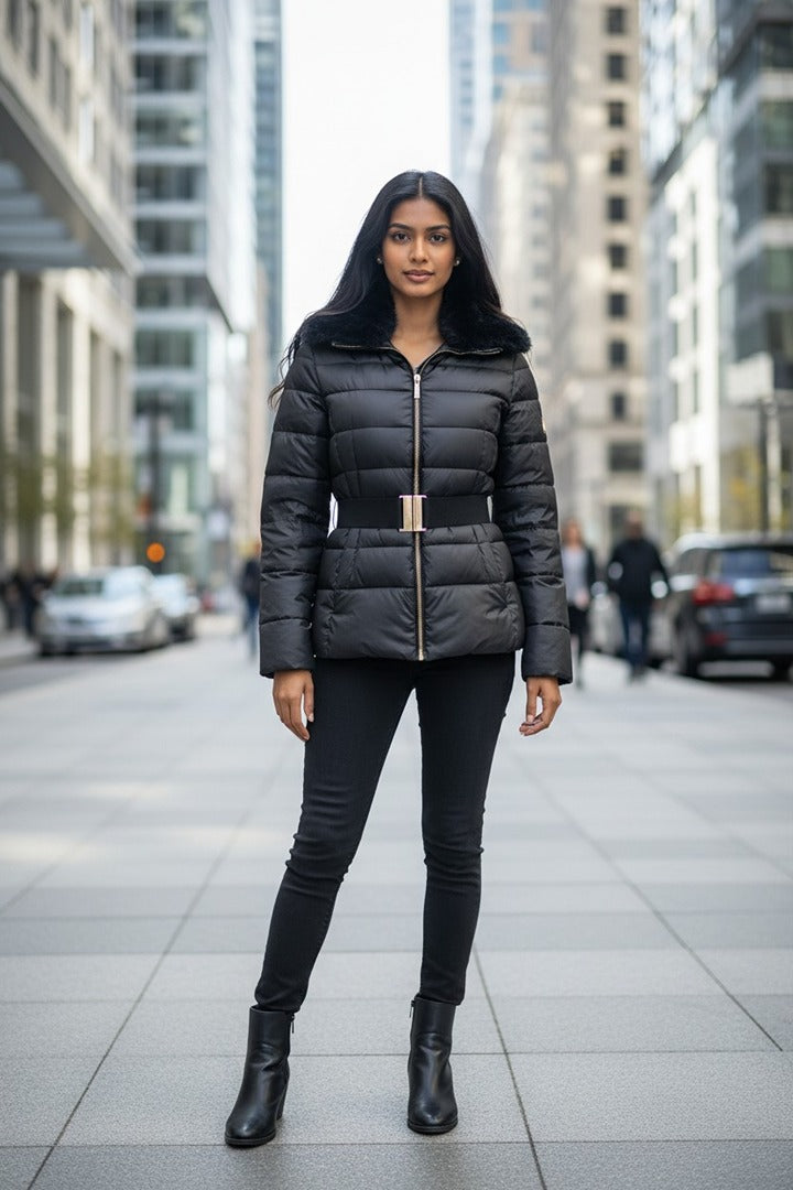 Doudoune noire en duvet — Ted Baker — Taille S — Très bon état
