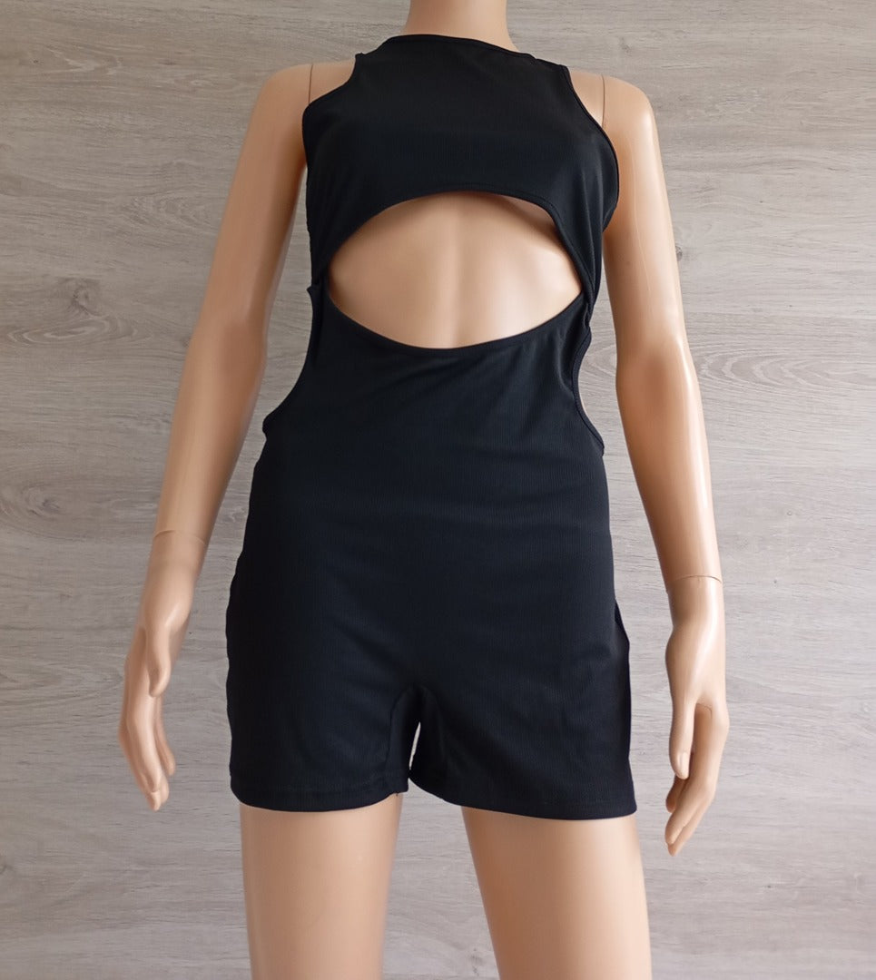 Combishort Shein - M - Noir - Neuf avec étiquette