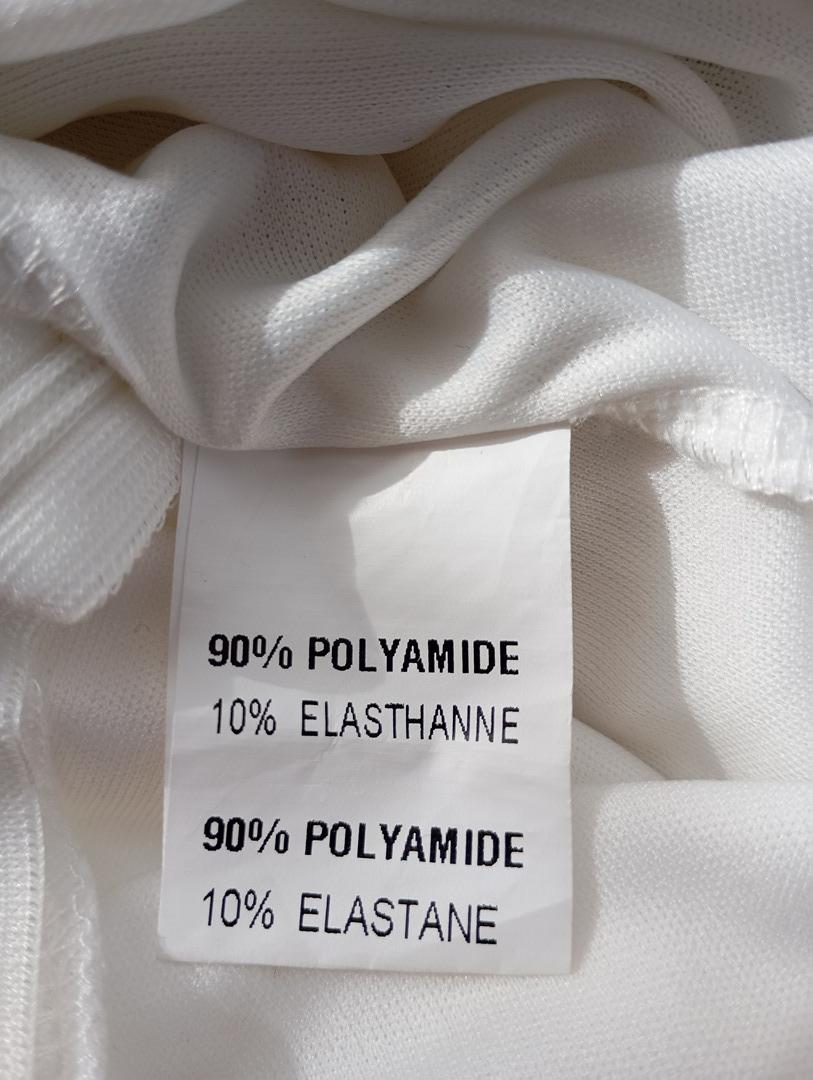 Robe 🌸 Only Fashion 🌸 S - Blanc - Très bon état - mariage - mancherons à volants - col montant