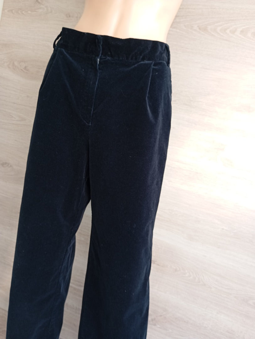 Pantalon large Massimo Dutti - 42 - noir - Très bon état
