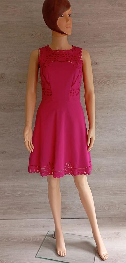 Robe patineuse fuchsia découpée au laser — Ted Baker — Taille S — Très bon état