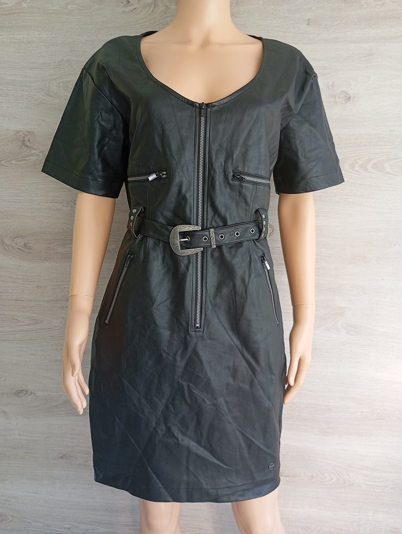 Robe Kaporal manches courtes - L - Noir - neuve - cuir