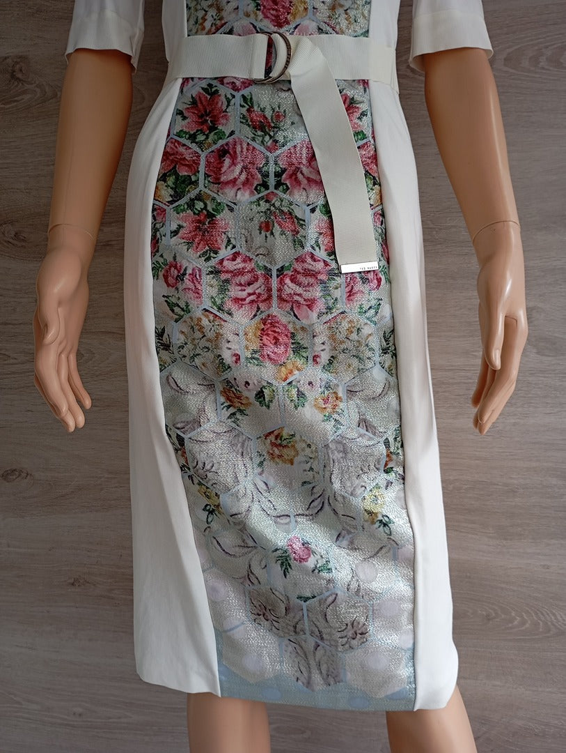 Robe Ted Baker - 36 - Blanc - Très bon état