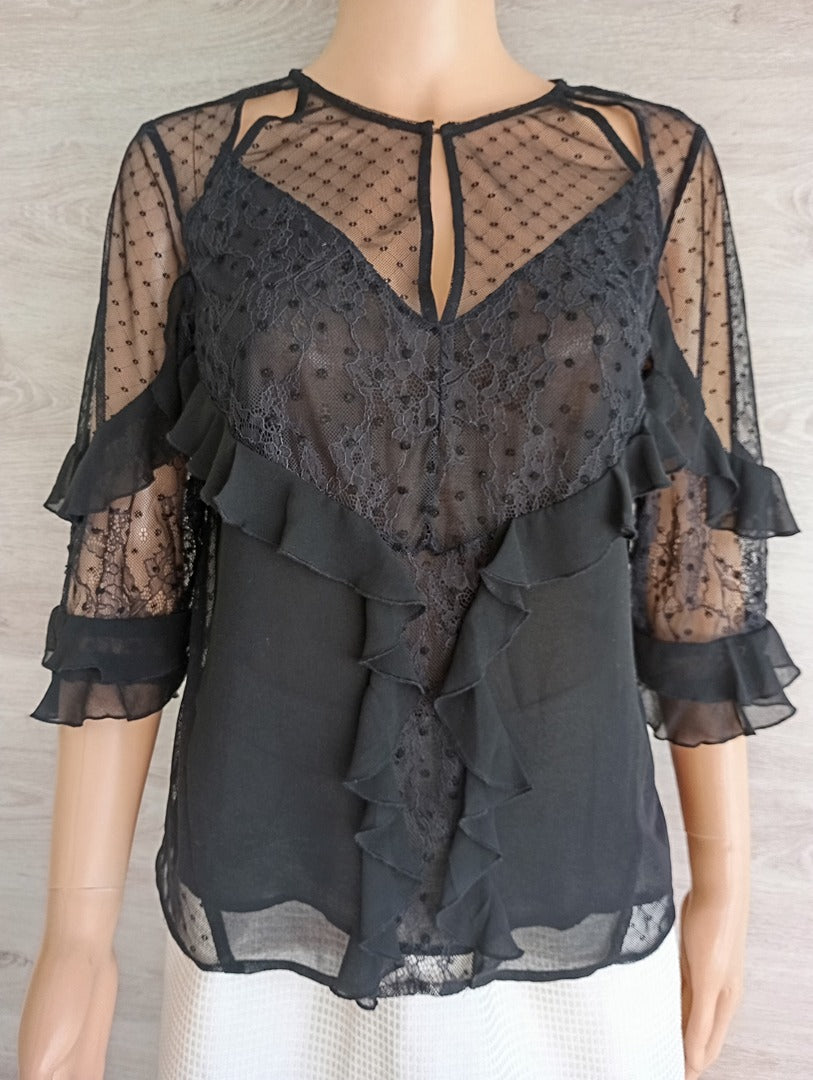Blouse Guess - M - Noir - Très bon état