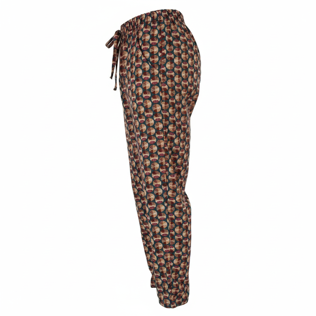 Pantalon fluide - Yikey - S - Vert/multicolore - Neuf