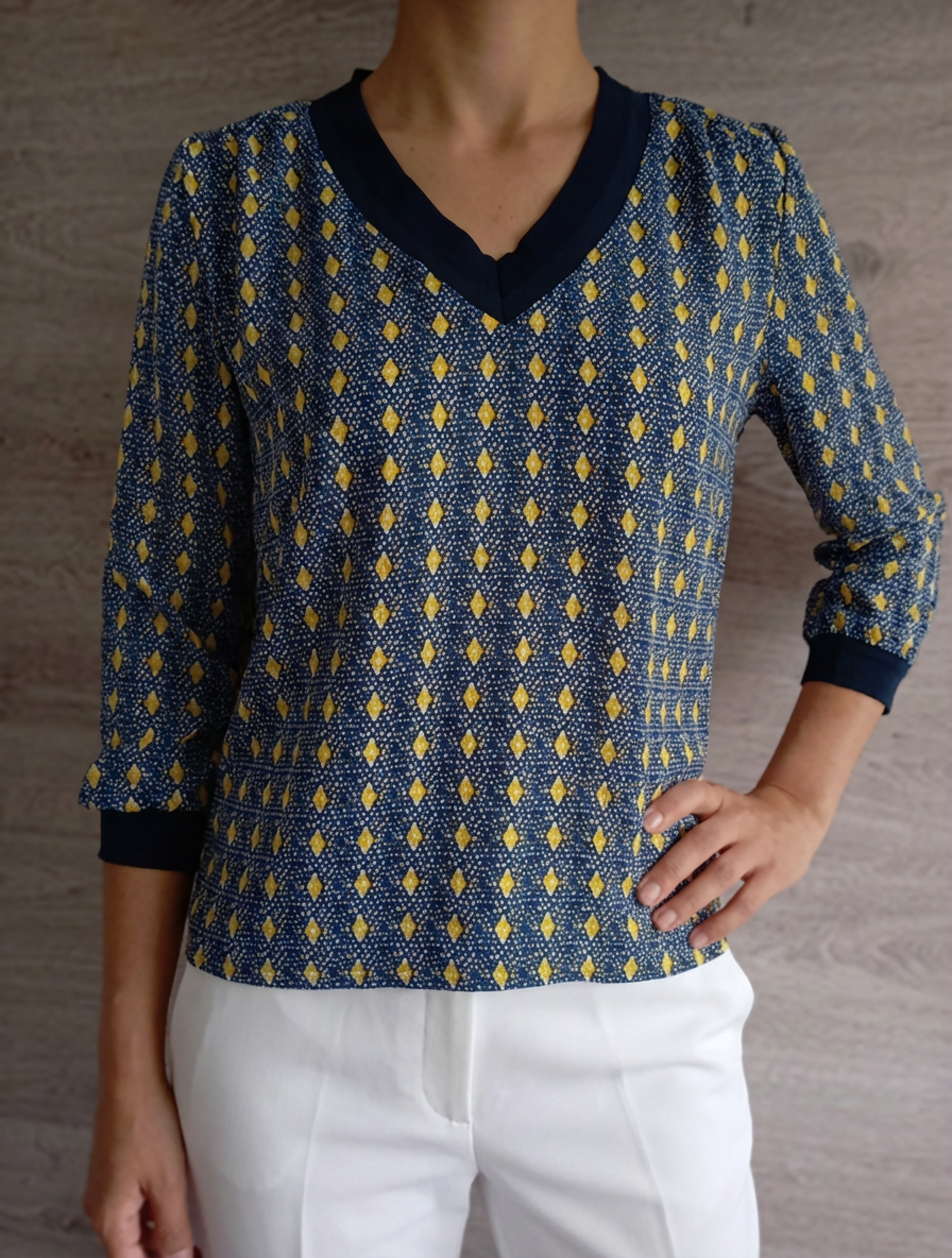 Blouse femme multicolore Edji taille S - très bon état