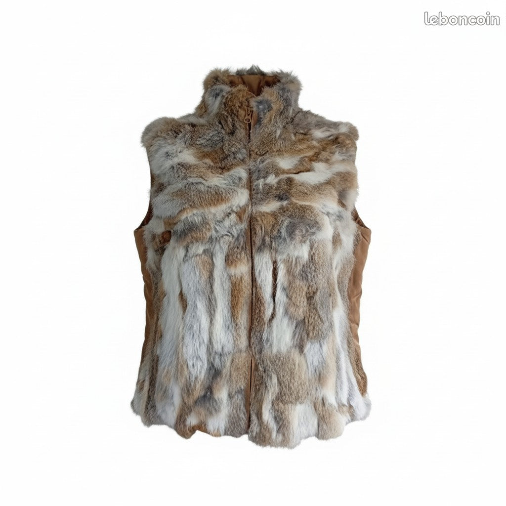 Gilet sans manches Vintage - M - Marron - Très bon état